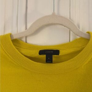 J Crew Merino wool sweater in chartreuse